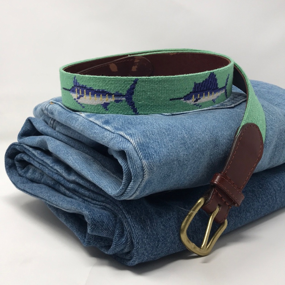 Smathers & Branson Hand-Stitched Belt